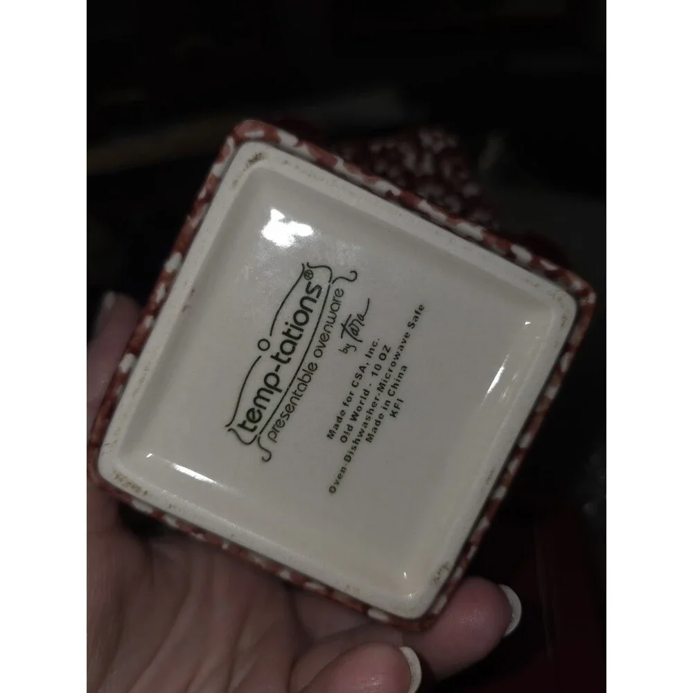 Temptations Old World Cranberry Ramekin 4
